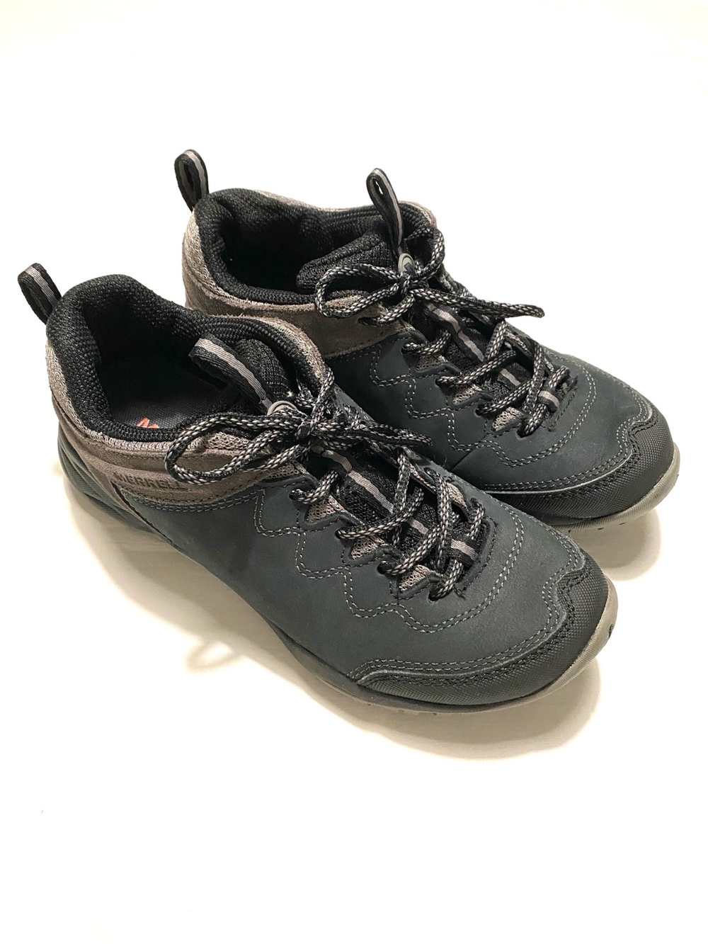 Merrell Siren Traveller Q2 Hiking Shoes Black Grey Women’s Size 8 Nubuck Leather